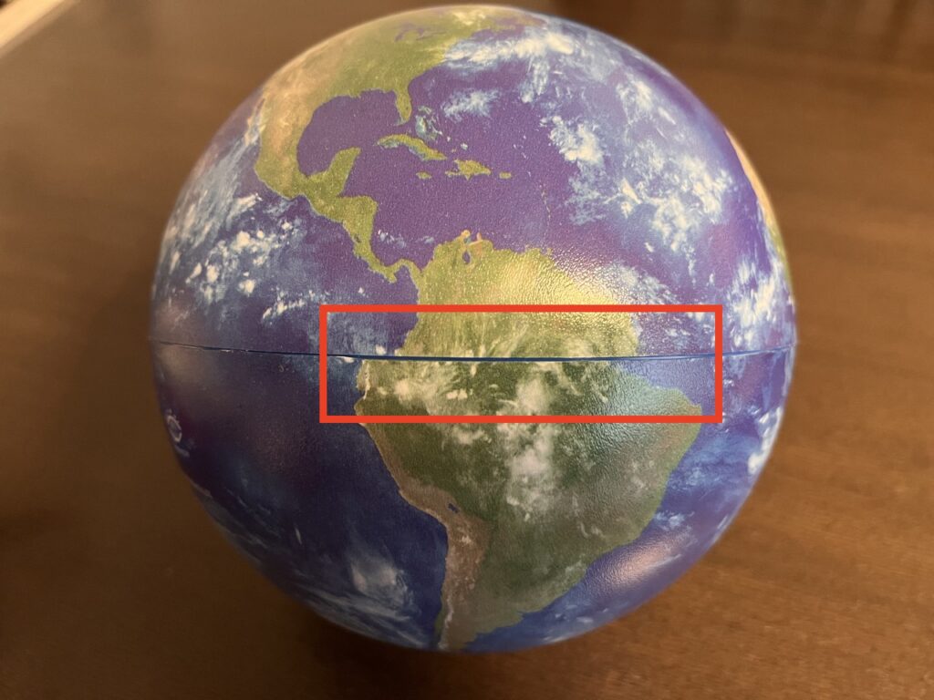 AR地球儀-ほぼ日のアースボール