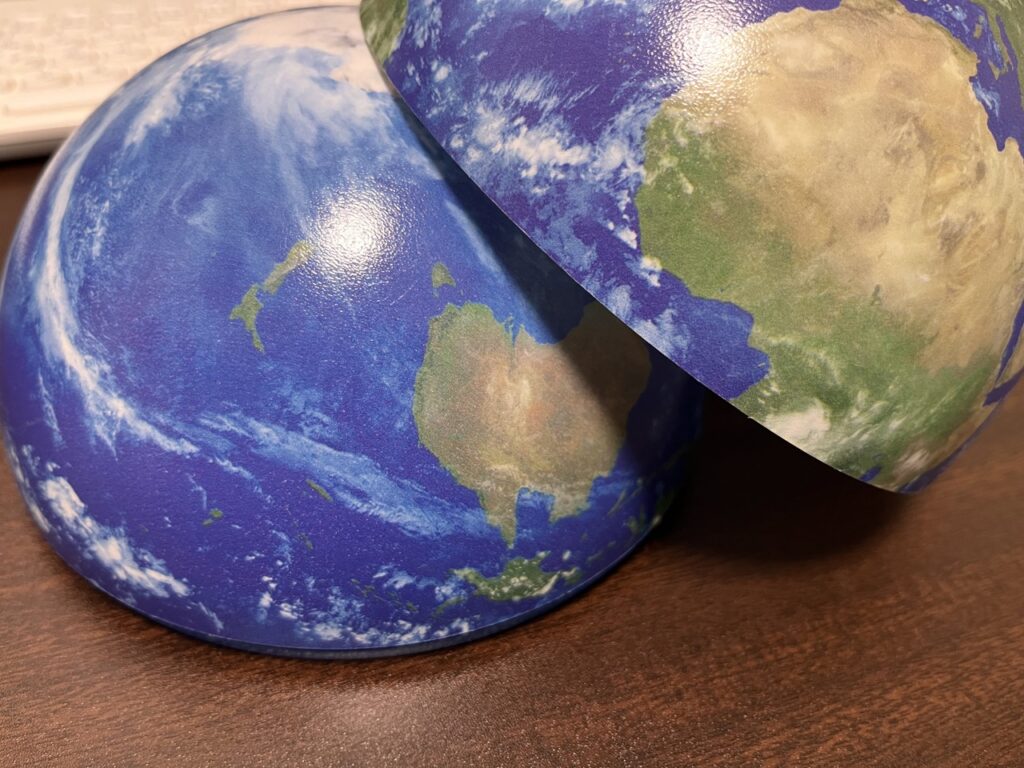 AR地球儀-ほぼ日のアースボール